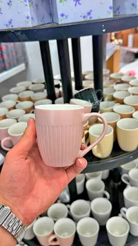 كوب قهوة وردي (Mug)