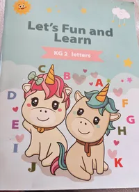 كتاب مرح وتعلم - الحروف الإنجليزية لمرحلة رياض الأطفال 2