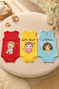 بودي سوت أطفال بتصاميم لطيفة (Baby Bodysuit)