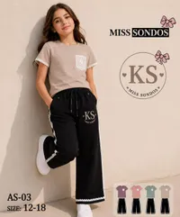 طقم ملابس بناتي قطعتين - ميس سندس (Miss Sondos)