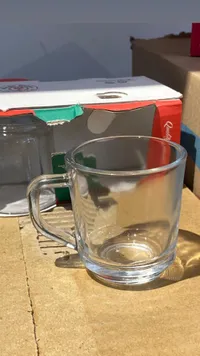 كوب زجاجي شفاف - جلاس وير (Glassware)