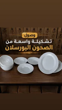 تشكيلة صحون بورسلان