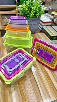 علب تخزين طعام متعددة الأحجام (Set of 5)
