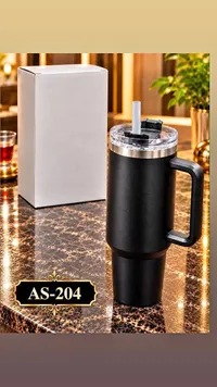 كوب حافظ للحرارة مع ماصة (AS-204)