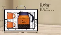 طقم دلة قهوة مع كوبين - ديور (Dior)