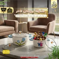 مضيفة بورسلان فاخر - الدهشان (Galaxe)