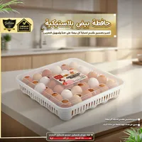 حافظة بيض بلاستيكية - فوس (Voce)
