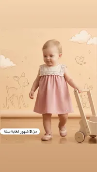 فستان بناتي صيفي أنيق