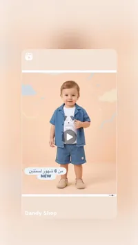 طقم صيفي للأطفال - داندي شوب (Dandy Shop)