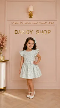 فستان أطفال مزهر - DANDY SHOP