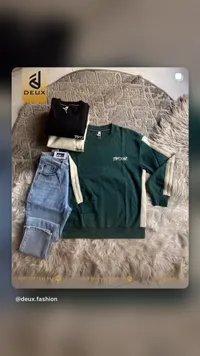 طقم شبابي ديوكس - قميص وبنطال وتيشيرت