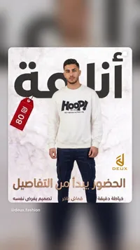 سويت شيرت رجالي - هوب من ديو (Deux) - سوق غزة