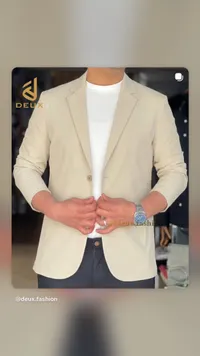 بليزر رجالي كاجوال - ديو (Deux)