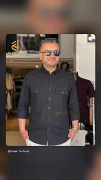 قميص رجالي كاجوال بجيوب - ديو (Deux)