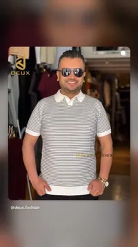 قميص بولو مخطط - ديو (Deux)