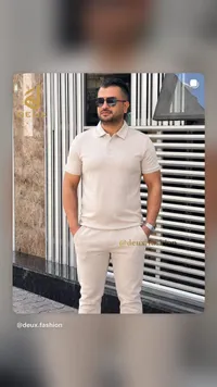 طقم صيفي رجالي - ديوكس (Deux)