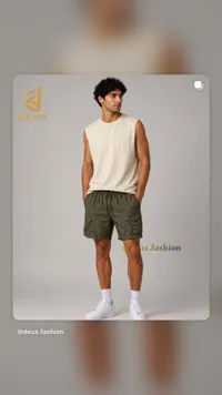 طقم صيفي رجالي - ديو (Deux)