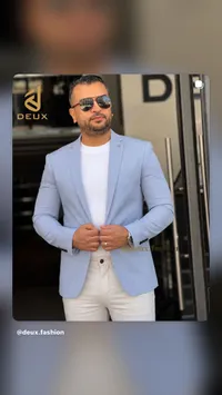 بليزر رجالي كاجوال - ديو (Deux)