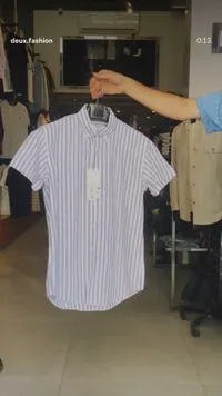 قميص رجالي صيفي مخطط - دو فاشن (Deux Fashion)