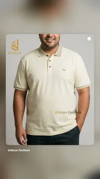 قميص بولو رجالي - ديو (Deux)
