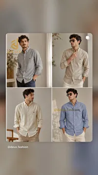 قميص كاجوال رجالي - ديو فاشن (Deux Fashion)