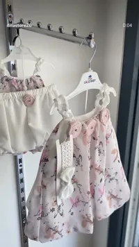 طقم فستان وشورت - لآغو بيبي (Lago Baby)