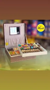 صندوق منظم المجوهرات والإكسسوارات الفاخر