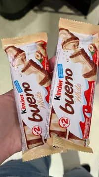 ويفر بالشوكولاتة البيضاء - كيندر بوينو وايت (Kinder Bueno White)