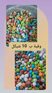 حلوى الشوكولاتة الملونة - تشكيلة الضيافة - سوق غزة