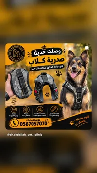 صدرية كلاب - عيادة الدكتور عبدالله البيطرية