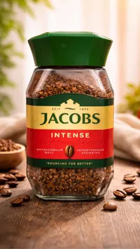 قهوة سريعة التحضير إنتنس - جاكوبس (Jacobs)