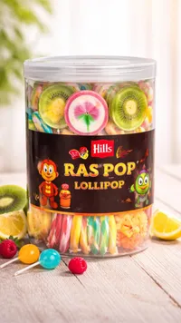 حلوى مصاص راس بوب - هيلز (Hills Ras Pop Lollipop)