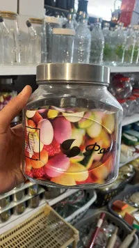 برطمان زجاجي بغطاء معدني