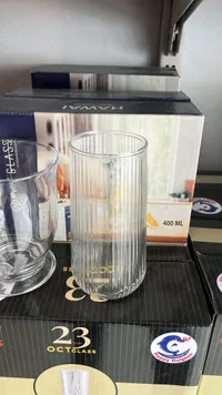 كوب زجاجي مضلع - أوكت جلاس (Octglass)