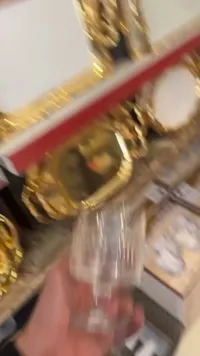كأس تقديم زجاجي فاخر