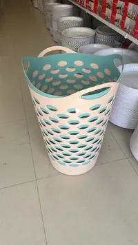 سلة غسيل بلاستيكية بتصميم عصري