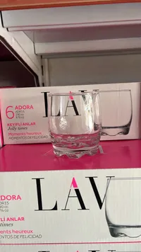 طقم كاسات زجاجية أدورا - لاف (Lav)