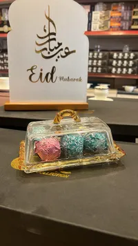 صحن تقديم زجاجي بغطاء - كوليكشن (Collection)