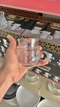 طقم كاسات شاي زجاجية - دي سي (DC)
