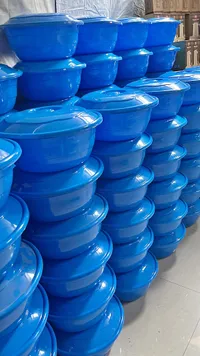 طقم أوعية بلاستيكية شفافة - توب وير (Tupperware)