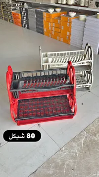 مصفاة أطباق بلاستيكية بطابقين - سوق غزة