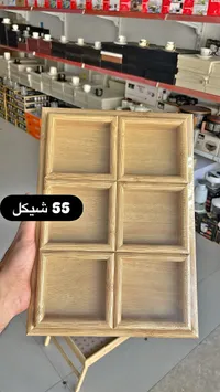 صينية تقديم خشبية مقسمة - سوق غزة