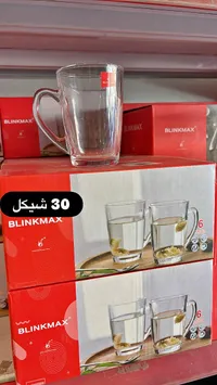 أكواب زجاجية - بلينكماكس (BLINKMAX) - سوق غزة