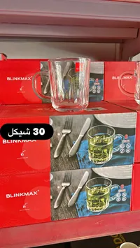 أكواب زجاجية - بلينكماكس (BLINKMAX) - سوق غزة