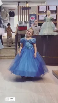 فستان سهرة فاخر للبنات - متميزة (Shahinaz)