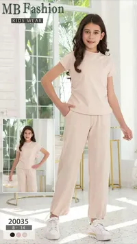 طقم ملابس صيفي للبنات - إم بي فاشن (MB Fashion)