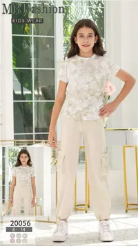 طقم ملابس بناتي صيفي - إم بي فاشن (MB Fashion)