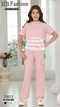 طقم ملابس بناتي صيفي - إم بي فاشن (MB Fashion)