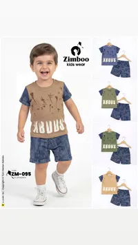 طقم ملابس صيفي للأطفال - زيمبو (Zimboo)
