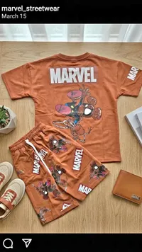 طقم ملابس أطفال - مارفل (Marvel)